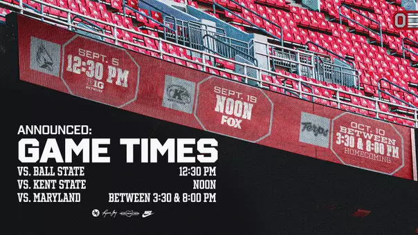 Graphic for Kickoff Times