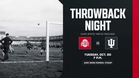 Ohio State Men's Soccer vs. Indiana - Throwback Night