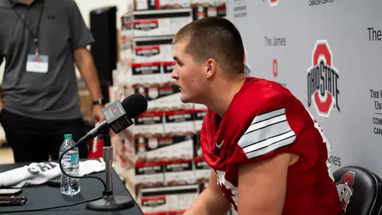 Nate Roberts post training camp media