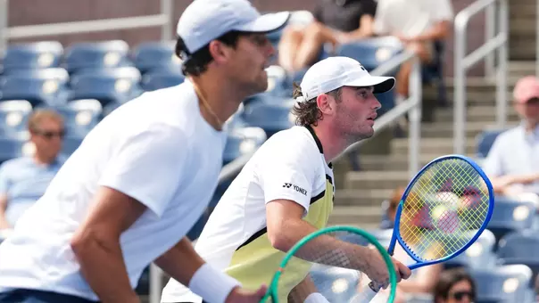 Brandon Carpico (left) and Nikita Filin (right) at US Open