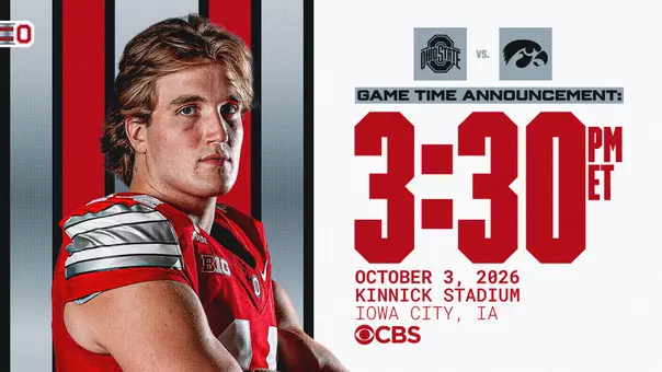 Ohio State Football Kickoff Time vs. Iowa