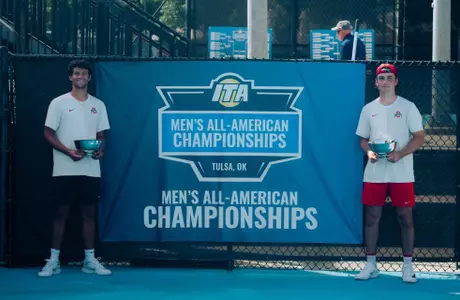 Brandon Carpico and Nikita Filin ITA All-American Championships Doubles Trophy