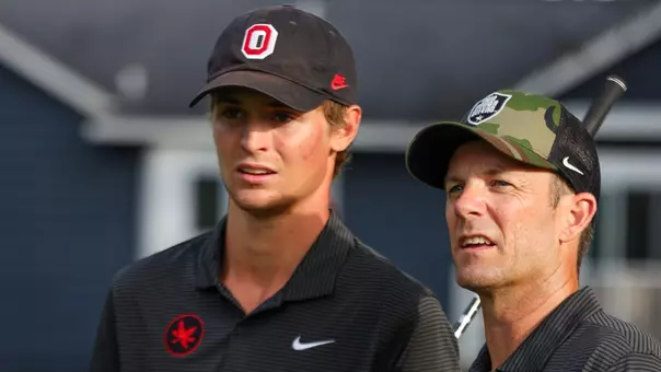 Vaughn Harber and Jay Moseley at the Folds of Honor Collegiate