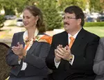 Malone and Amy Mitchell are offering OSU students a chance to win customized Vespas.