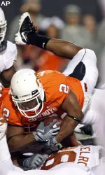 Beau Johnson dives for a touchdown.
