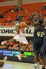 Andrea Riley had 24 points and seven assists against Georgia Tech.