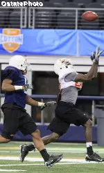 Oklahoma State held its second practice in Dallas in preparation for the Cotton Bowl on Monday.