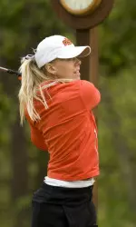 Pernilla Lindberg finished third at the NCAA Championship on Friday.