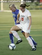 Siera Strawser scored OSU's second goal of the night against Tulsa.