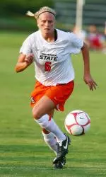 Kasey Langdon was an All-Big 12 Conference First Team performer on the field and in the classroom in 2008.