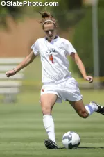 Colleen Dougherty recorded her first-career assist in the win.