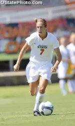 Katie Richardson scored her first two goals of the season Sunday.
