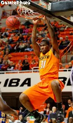 Matt Pilgrim returned to action Tuesday night and responded with nine rebounds and six points, including two dunks.