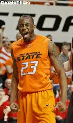 James Anderson reacts after scoring two of his game-high 28 points against Texas Tech on Saturday night.