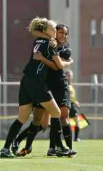 Colleen Dougherty and Krista Lopez connected on the lone goal of the match in the 14th minute.