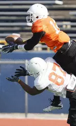 The Cowboys held their final practice at Alamo Heights HS today.