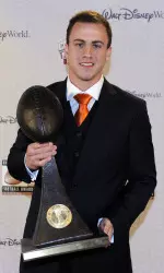 Dan Bailey with the 2010 Lou Groza Award