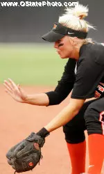 Alysia Hamilton went 3-for-3 against Maryland and scored the lone run.