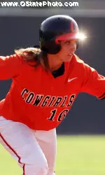 Katelyn Bright went 2-for-4 with an RBI against Wichita State.