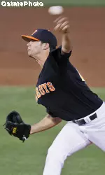 Kevin Chambers tied an Allie P. Reynolds Stadium record with 15 strikeouts in the nightcap.