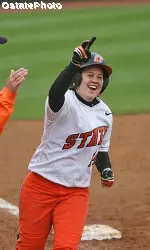 Redshirt freshman Tamara Brown hit a three-run home run to give OSU a 7-4 victory over Baylor.