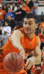 Nick Sidorakis is one of three seniors on next year's team. He has been named a team captain by Coach Travis Ford.
