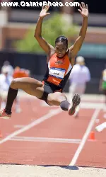 Clarissa Andrews finished competition at the her first NCAA Championships on Thursday.