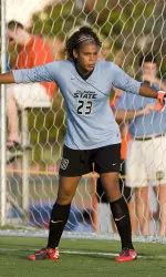 Cowgirl goalie AD Franch