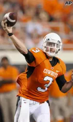 Brandon Weeden passed for six touchdowns in Saturday's victory