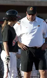 Coach Rich Wieligman will try to replace three senior starters, including Katelyn Bright (left) who started 225 games in her four-year career.