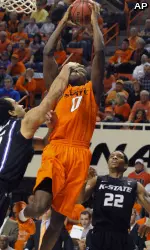 Olukemi is the first Cowboy to receive Big 12 Rookie of the Week honors since Matt Pilgrim was named last February.