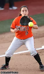 Gessenia DeLaCruz hit a two-run home run for the Cowgirls Tuesday night.