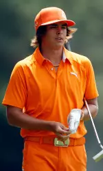 Rickie Fowler is in the running to join Tiger Woods on his video game cover next year.
