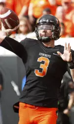 Brandon Weeden threw for 288 yards and five touchdowns.