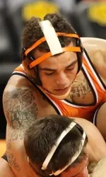 Jordan Oliver went 5-0 on the day with five first-period falls.