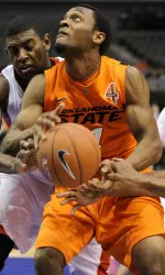 Brian Williams played 41 minutes off the bench in OSU's 68-58 win over SMU.