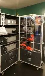 OSU football equipment trunk