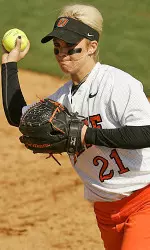 Senior Alysia Hamilton and the Cowgirls will host the Mizuno Classic this weekend.
