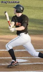 Mark Ginther's brought home what proved to be the winning runs with a third-inning double.