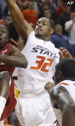 Roger Franklin scored a career-high 13 points against Iowa State earlier this season in Gallagher-Iba Arena.