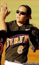 Kat Espinosa has not allowed an earned run in 13 innings at the NCAA Regional Tournament.