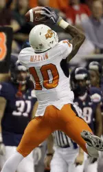 Martin was the 2010 Alamo Bowl defensive player of the game.