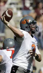 Oklahoma State senior quarterback Brandon Weeden