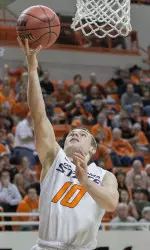 Phil Forte led the team with 22 points in Saturday's victory.