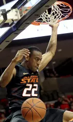 Cowboy Markel Brown has had several memorable dunks this season.