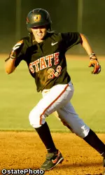 Sammy Jo Diffendaffer scored the game-winning run against Texas A&M on Saturday.