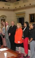 Oklahoma State's women's basketball team was honored on Thursday by the Oklahoma State Senate as well as the House of Representatives.