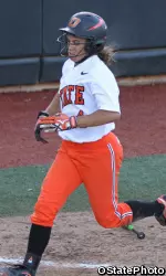 Ari Morrison scored two runs for the Cowgirls against Tulsa on Wednesday.