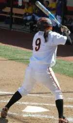 DeLaCruz picked up two RBIs with her first home run of the season.