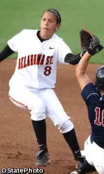 Senior shortstop Chelsea Garcia is a three-time All-Big 12 honoree.